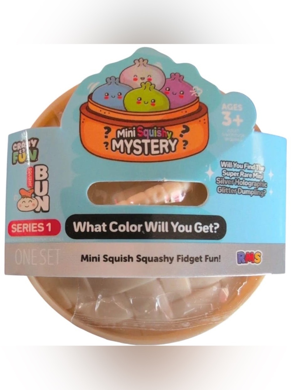 RMS | Squishy Bun Mini Squishy Mystery Squishy Series 1 Dumpling Confirmed